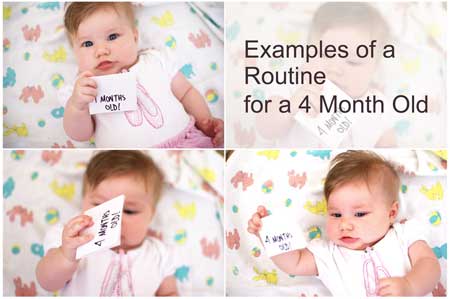 daily activities for 4 month old